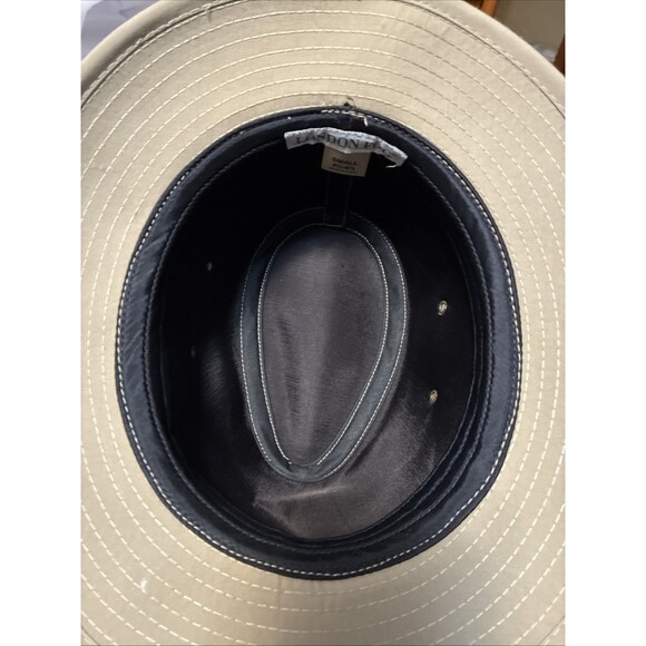 Vintage London Fog Mens Fedora Size Small 6 3/4 - 6 7/8 Tan USA Leather Band - Picture 7 of 10